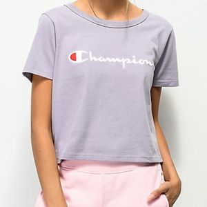 Champion Lilac Crop T-Shirt
